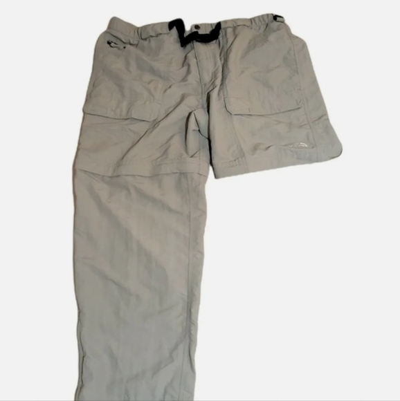 Men’s The North Face Tan Flat Utility Tech Pants Shorts Size XLarge.  Detachable - Picture 1 of 2